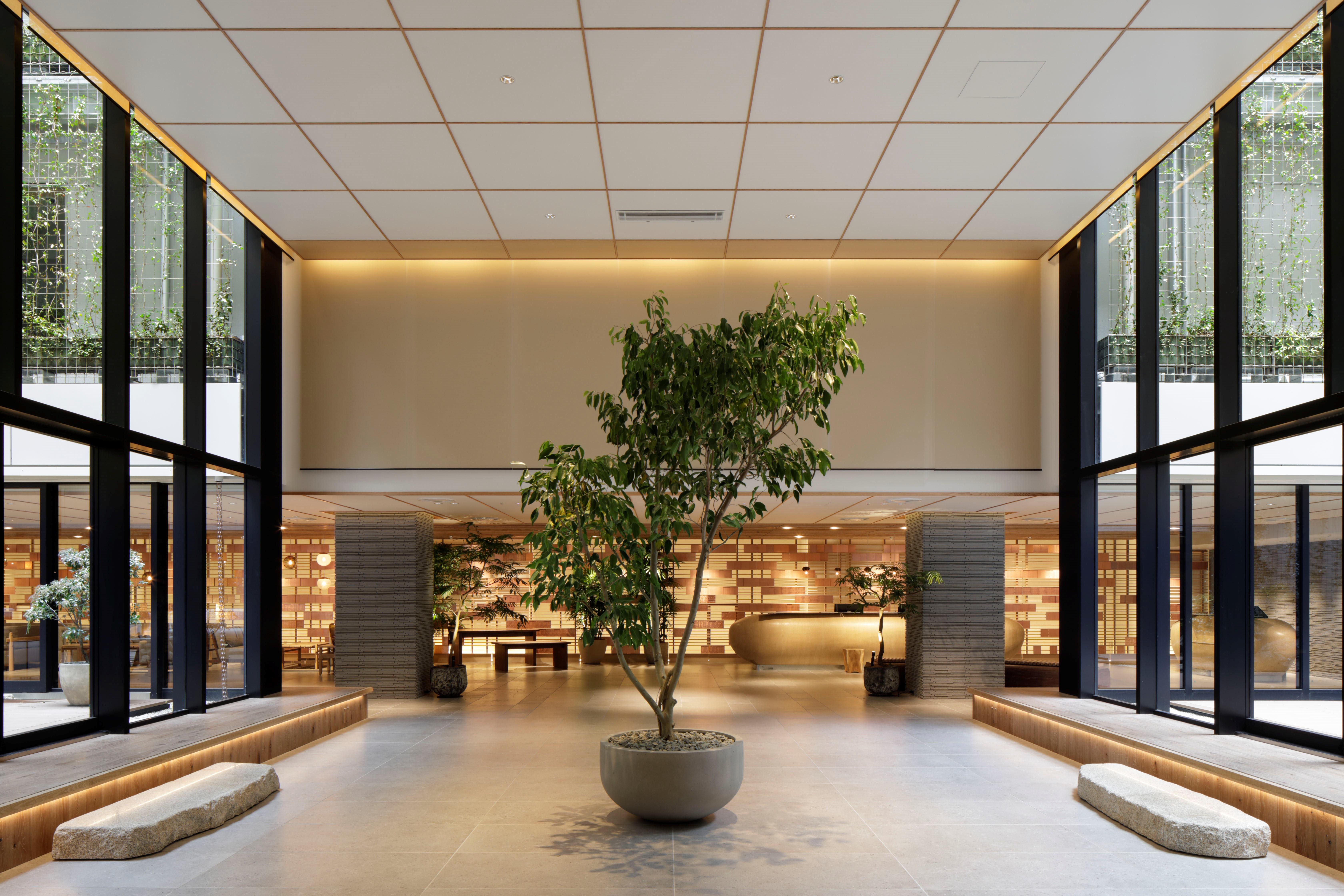 Good Nature Hotel Kyoto Exteriör bild The lobby of the hotel