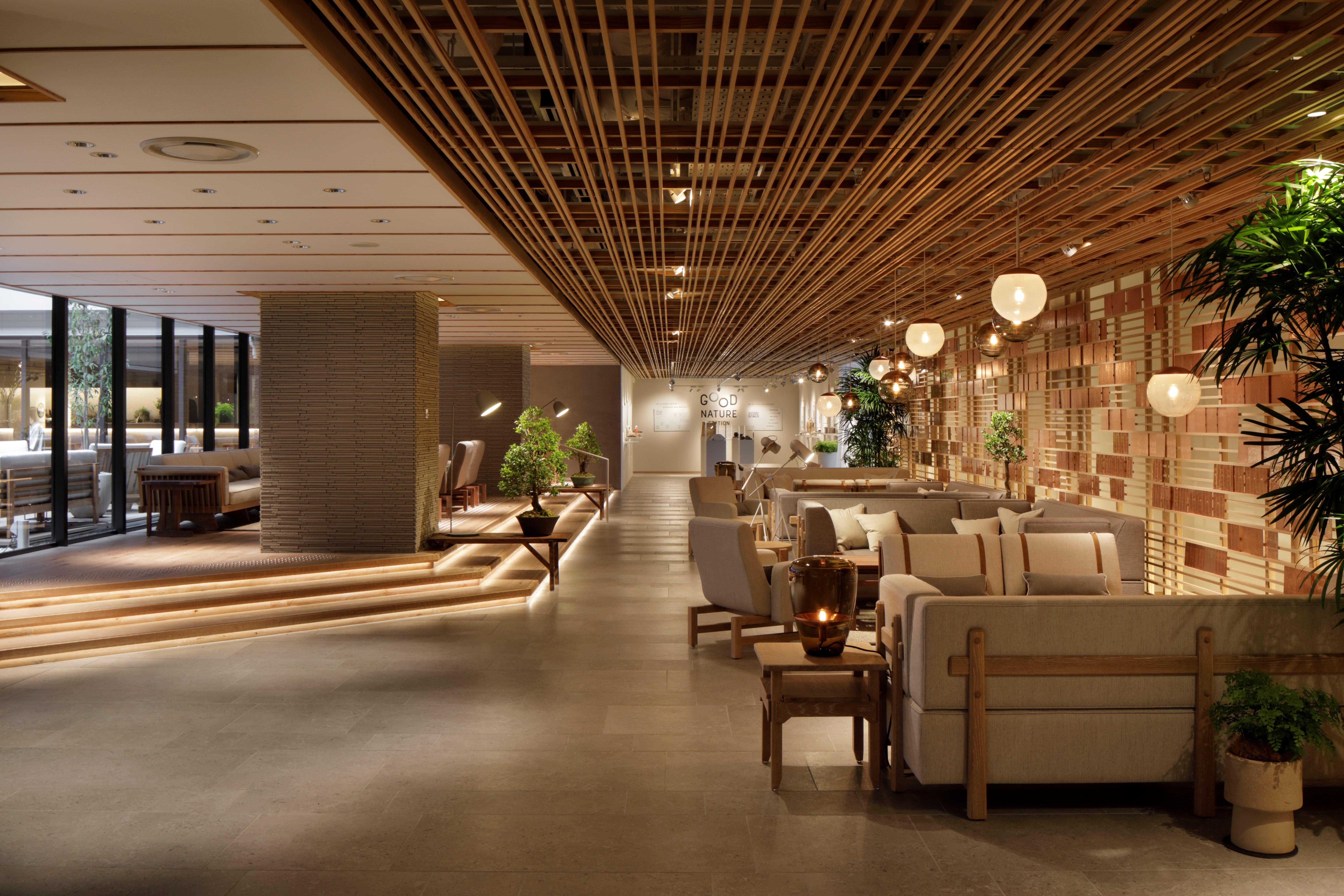 Good Nature Hotel Kyoto Exteriör bild The interior of the lounge