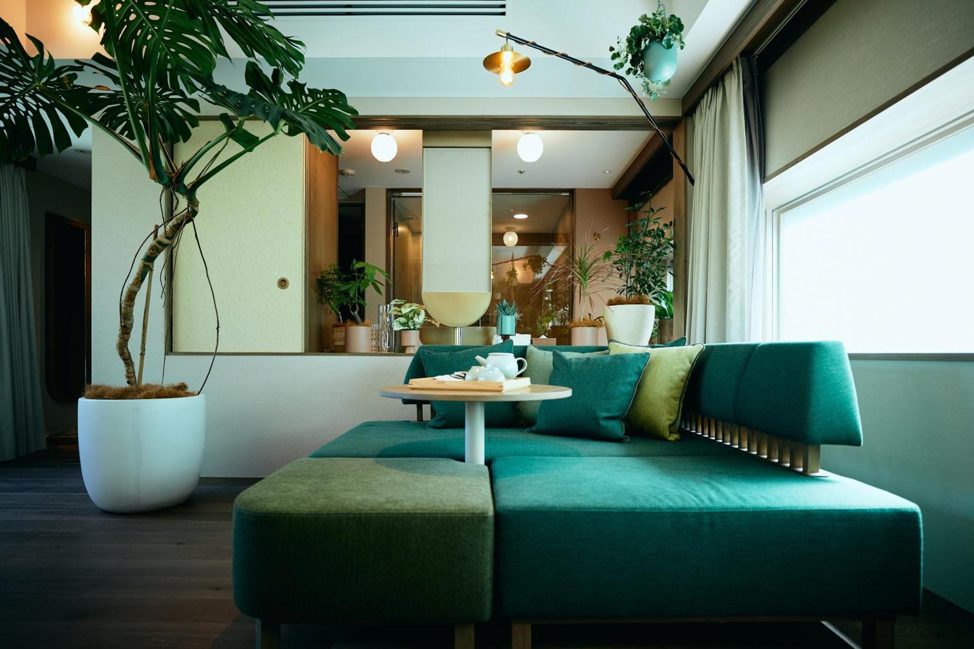 Good Nature Hotel Kyoto Exteriör bild The interior of the lounge